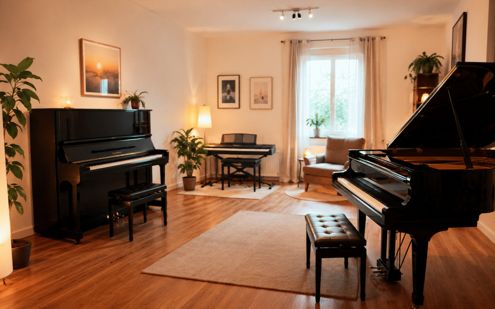 Unterrichtsraum der Musikschule ACAPELLART in Karlsruhe